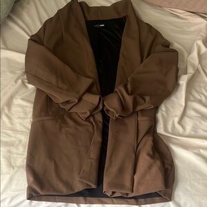 Fashion Nova Brown Blazer